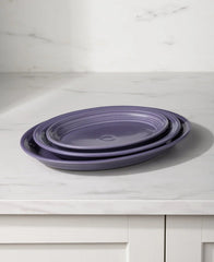 Lavender 13 5/8 Inch Large Oval Serving Platter