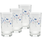 Retired Breezy Floral 7 oz. Juice Glass – Set of 4