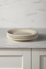Linen Set of 4 Classic Rim 10 1/2 Inch Dinner Plate