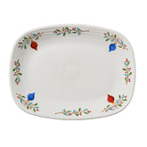 Retired Fiesta Holly Berry Christmas Sprig 12 Inch Large Rectangular Platter