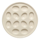 Round Egg Serving Platter 11 1/4 Inch