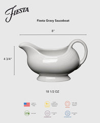 Retired Fiesta 18 1/2 OZ Gravy Sauceboat