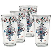 Nutcracker Sugar Plum Fairy 16 oz. Cooler Glass - Set of 4