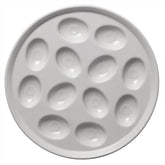 Retired Round Egg Serving Platter 11 1/4 Inch
