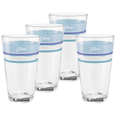 16 oz. Fiesta® Edgeline Coastal Blue Cooler Glass - Set of 4
