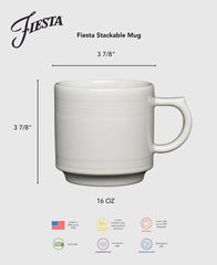 Lavender 16 OZ Stackable Mug