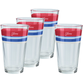 Americana 16 oz. Edgeline Cooler Glass - Set of 4