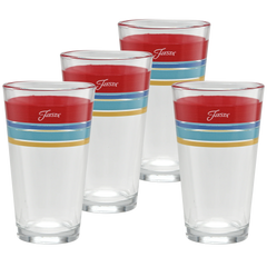 Vibrant 16 oz. Edgeline Cooler Glass - Set of 4