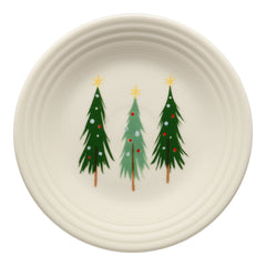 Jolly Christmas Three Trees Classic Rim 9 Inch Luncheon Plate
