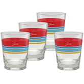 Vibrant 15 oz. Edgeline Tapered Double Old Fashion – Set of 4