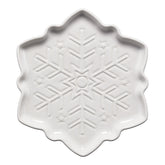 Snowflake Shaped Plate 9 Inch