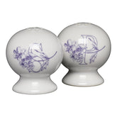Botanical Floral Lavender 2 5/8 Inch Salt and Pepper Shaker Set