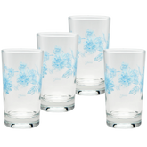 Botanical Floral 7 oz. Floral Juice Glass – Set of 4