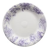 Botanical Floral Lavender Classic Rim 10 1/2 Inch Dinner Plate