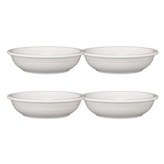 White Set of 4 Classic Rim 8 3/8-Inch 34OZ Pasta Bowls