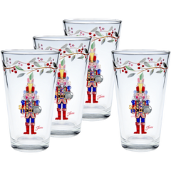 Nutcracker The Giver 16 oz. Cooler Glass - Set of 4
