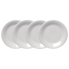 White Classic Rim 10 1/2 Inch Dinner Plate, Set of 4