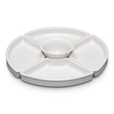 White 5-Piece Entertaining Set 8 1/5 Inch