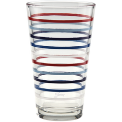 16 oz. Fiesta Americana Thin Stripe Cooler Glass - Set of 4