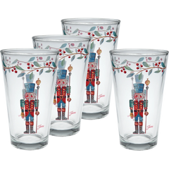 Nutcracker The Guardian 16 oz. Cooler Glass - Set of 4