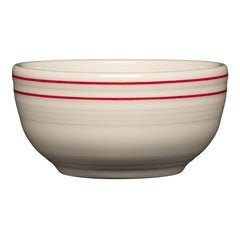 Americana Scarlet Bands Set of 4 Bistro Coupe 5 1/2 Inch Cereal Bowl 22 oz