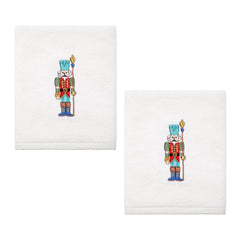 Nutcracker The Guardian Embroidered Hand Towel Set of 2