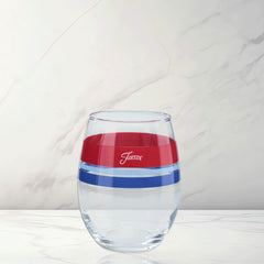 Americana 15 oz. Edgeline Stemless Wine – Set of 4
