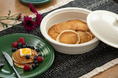 Small 10 Inch Round Covered Casserole 1.4 Quart