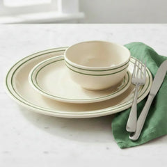 Americana Jade Band Classic Bistro 3-Piece Place Setting, Service For 1