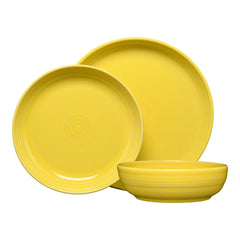 Retired Coupe Bowl 3-Piece Dinnerware Set, Service for 1