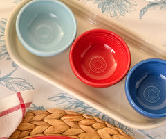 Americana Mixed Colors 4-Piece Condiment Set
