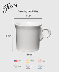 Classic Ring Handle 10 1/4 OZ Mug
