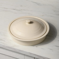 Small 10 Inch Round Covered Casserole 1.4 Quart