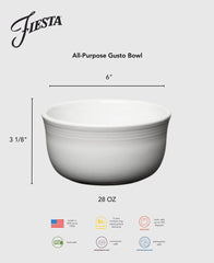 Lavender All-Purpose 6 Inch Gusto Bowl 28 OZ