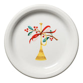 Retired Holly Berry Christmas Bistro Coupe 6 1/4 Inch Appetizer Plate