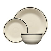Black Band Classic Bistro 3-Piece Place Setting, Service For 1