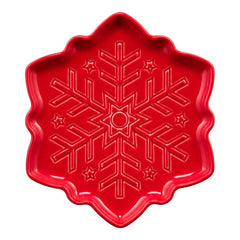Snowflake Shaped Plate 9 Inch