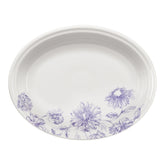 Botanical Floral Lavender 11 5/8 Inch Medium Oval Serving Platter