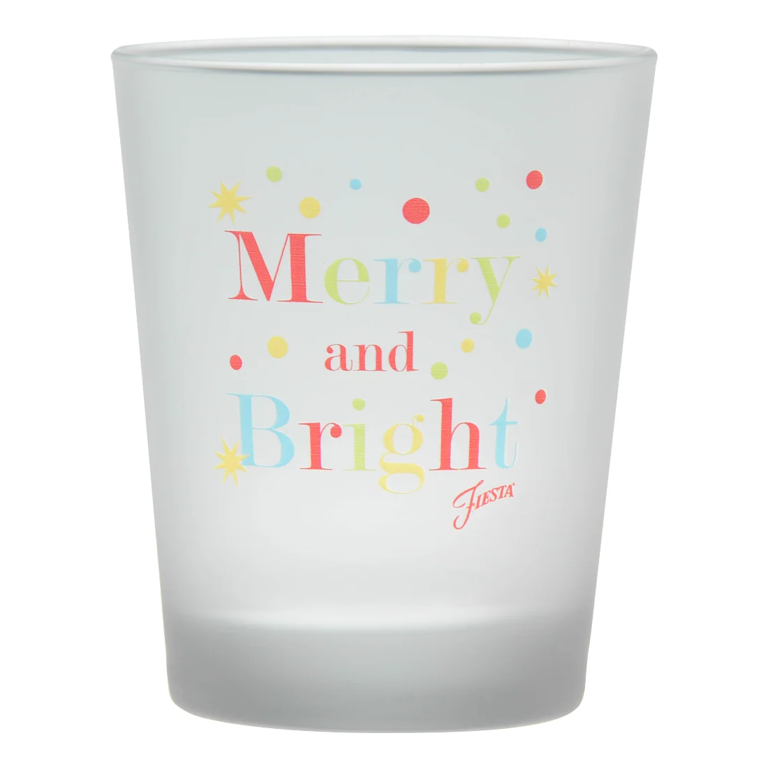 Retired 15 oz Fiesta® Merry & Bright Tapered Double Old Fashion – Set of 4