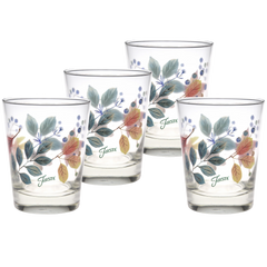 15 oz. Fiesta Autumn Fields Tapered Double Old Fashion - Set of 4