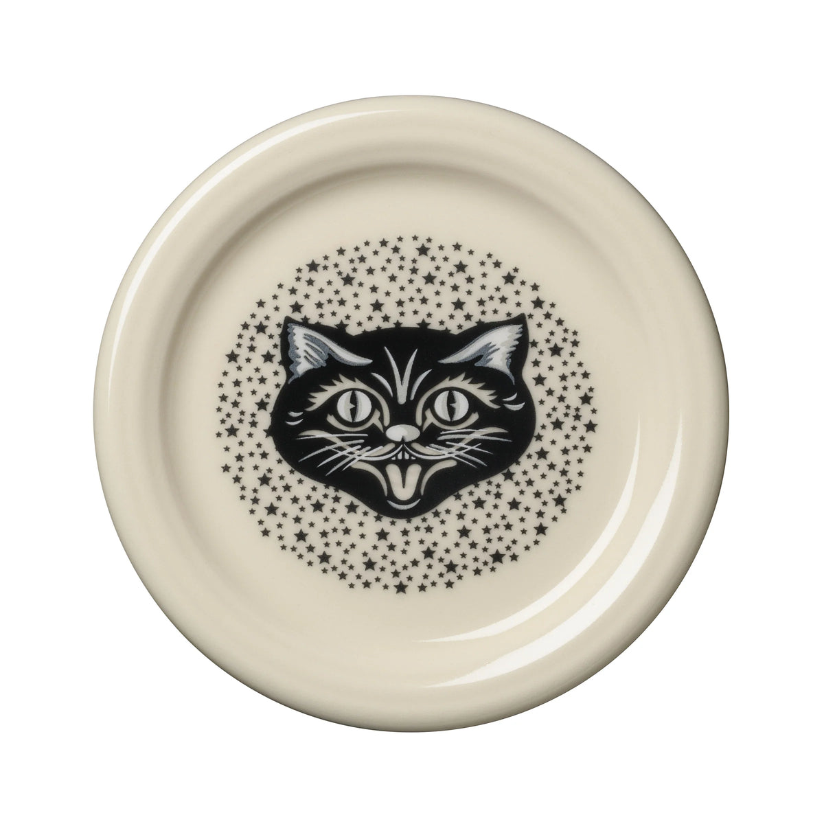 Black Cat Linen 4 3/8 Inch Coaster and Mug Cover