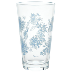 Botanical Floral 16 oz. Cooler Glass - Set of 4