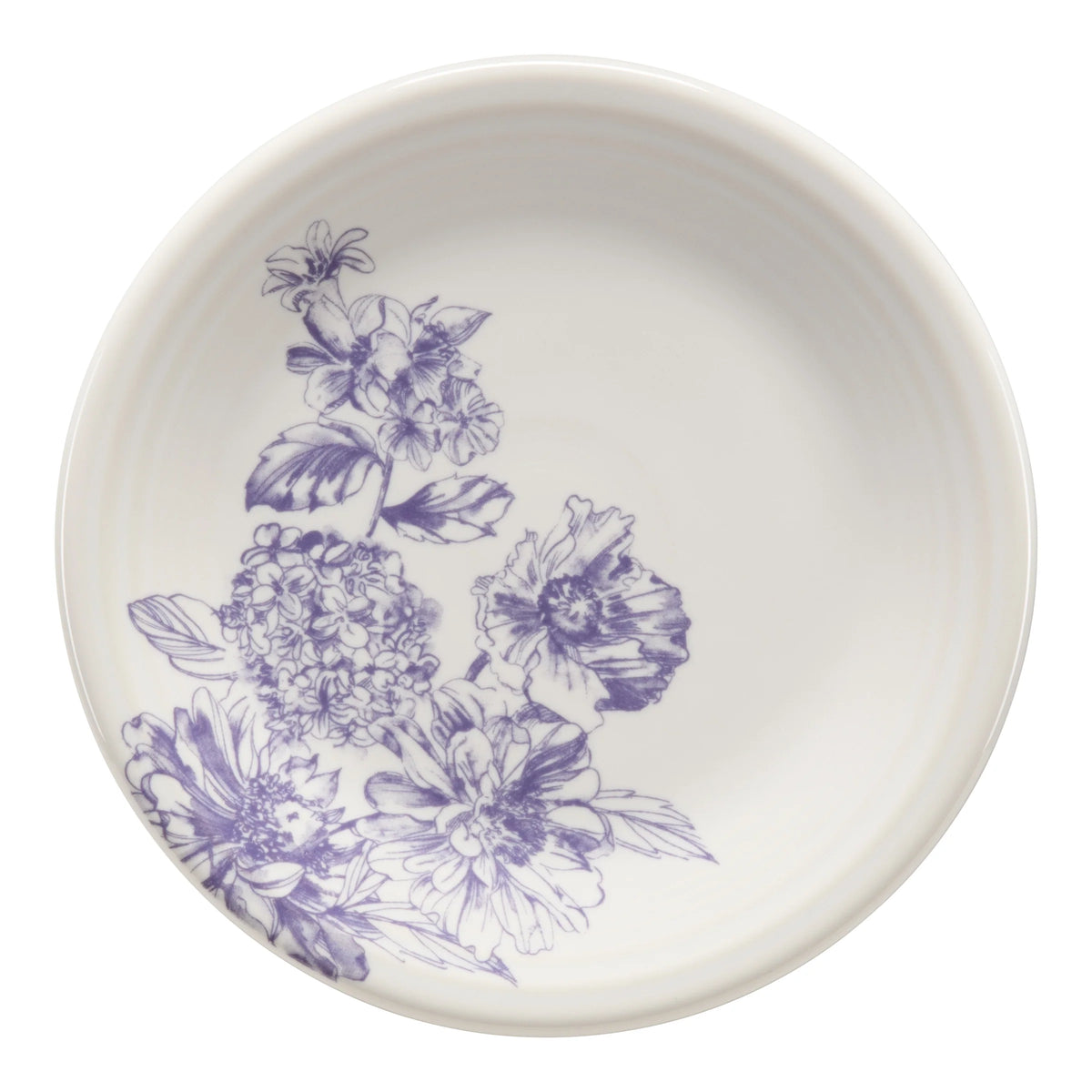 Botanical Floral Lavender Classic Rim 7 1/4 Inch Salad Plate