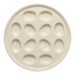 Round Egg Serving Platter 11 1/4 Inch