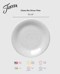 Classic Rim 10 1/2 Inch Dinner Plate Foundry