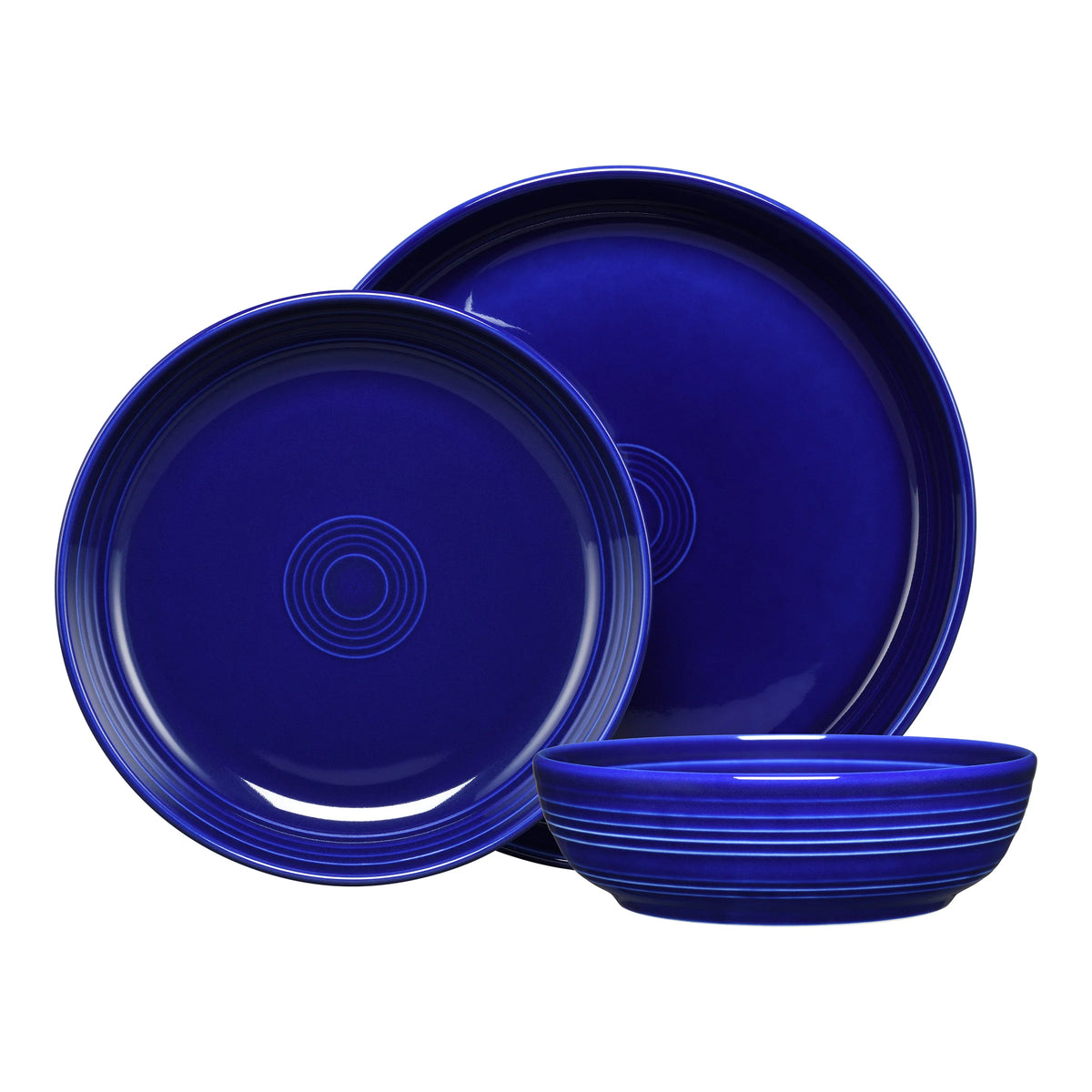 Retired Coupe Bowl 3-Piece Dinnerware Set, Service for 1