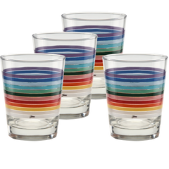 All Colors 2026 15 oz. Tapered Double Old Fashion - Set of 4