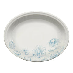 Botanical Floral Sky 11 5/8 Inch Medium Oval Serving Platter
