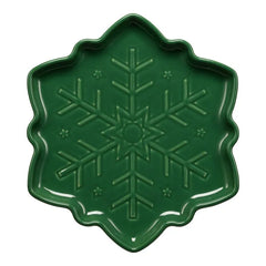 Snowflake Shaped Plate 9 Inch