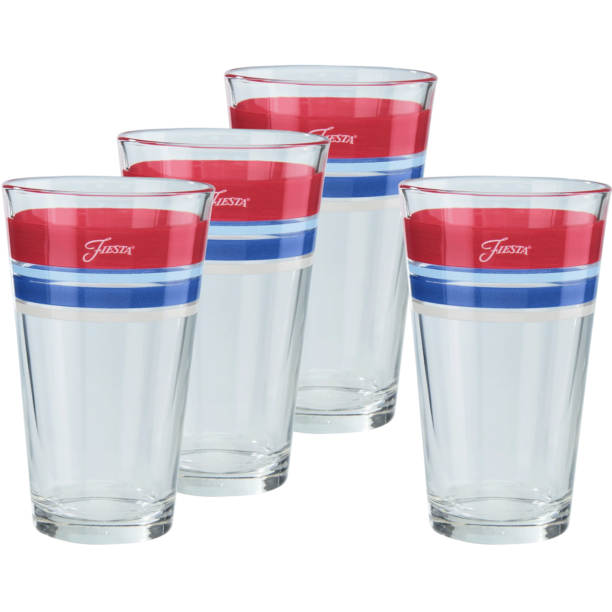 Americana 16 oz. Edgeline Cooler Glass - Set of 4